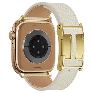 Leather Magnetic Watch Band Compatible with Apple Watch Ultra 49mm 46mm 45mm 44mm 42mm…
