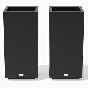 Veradek Block Series Pedestal Planter - Tall Planter for Indoor or Outdoor Front Porch |…