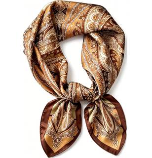 LECHI Satin Head Scarf Silk Like Hair Scarf Stain Bandana For Women Hair Scarves…