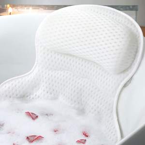 Bath Pillow Bathtub Pillow, Luxury Bath Pillows for Tub Neck and Back Support, Bath Tub…
