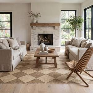 nuLOOM Sabina Brown Trellis Power Loomed Indoor/Outdoor Area Rug, 10' x 12'