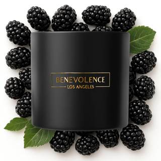 Benevolence LA Premium Black Berries Large 3-Wick Scented Candle – 45-Hour Burn – Luxury…