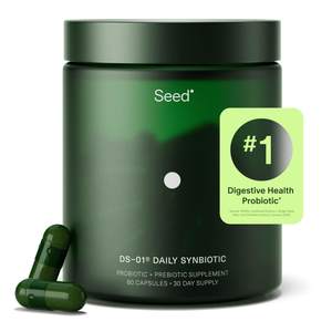 Seed DS-01 Daily Synbiotic - Adult Probiotic + Prebiotic - 30-Days with Jar | 24…