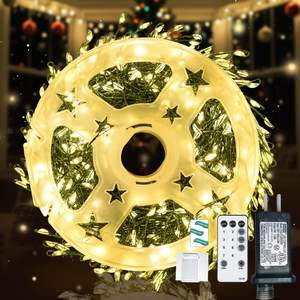 Dailyart 42Ft Fairy Lights Plug in 500 Led with Timer & Remote for Bedroom | 8 Modes…