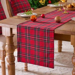 Red Buffalo Plaid Christmas Tartan Table Runners 72 Inches Long, Farmhouse Christmas…