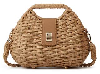 Casual Straw Beach Bags For Women Dumpling Bag Rattan Purses Summer Straw Crossbody Woven…