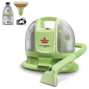 BISSELL Little Green Mini Portable Carpet Cleaner, 4075 | HydroRinse self-cleaning tool…