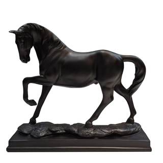 Horse Resin Statue - Horse Art Figurine - Decorative Home & Office Decor Ornaments for…