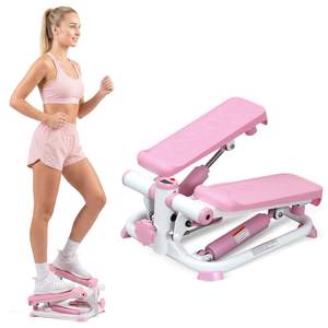 Sunny Health & Fitness Mini Stepper w/LCD Monitor & Adjustable Step Height | Fully…