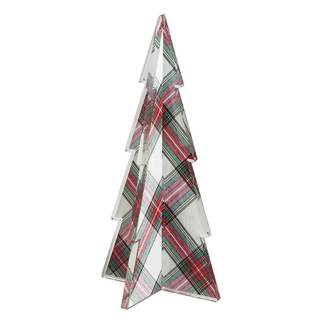 Mud Pie Christmas White Tartan