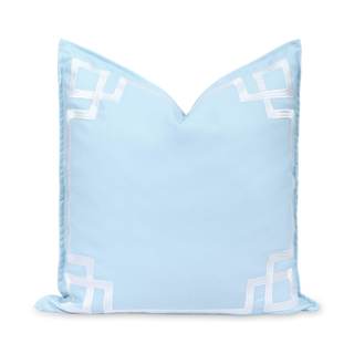 Hofdeco Premium Coastal Patio Indoor Outdoor Throw Pillow Cover Only, 20"x20" Water…