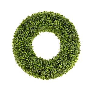 Boxwood Wreath,20inch Wreath for Front Door Greenery Wreath Outdoor/Indoor Green Home…