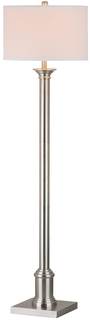 SAFAVIEH Lighting Collection Livia Modern Farmhouse Nickel 60-inch Living Room Bedroom…