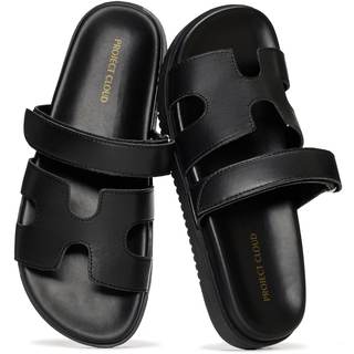 Project Cloud 100% Genuine Leather Sandals Women & Slides for Women (Mayvy) | Plush Soft…