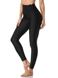 ATTRACO Womens Swim Pants with Pockets Long Swim Leggings High Waisted | Pockets, High…