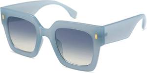 SOJOS Retro Trendy Oversized Thick Square Sunglasses Womens SJ2194 | Vintage UV400 Large…