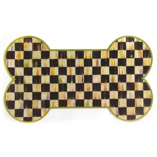 MACKENZIE-CHILDS Pup Placemat, Cute Pet-Food Mat for Dog Bowls and Cat Bowls…