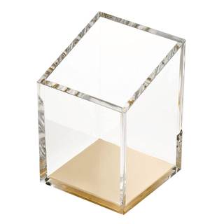 OfficeGoods Acrylic Pen & Pencil Holder - Modern Trapezoid Design - Beautiful Desk…