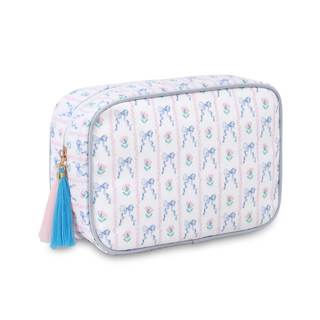 Travel Makeup Bag | Canvas Material, Zipper Closure, Tassel Deco, Toiletry Bag, Organizer…