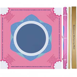 bestcool Neoprene Mahjong Mat with Rules for Table, Odorless, Free of PAHs, No Creases…