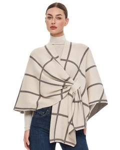 PULI Women Elegant Shawl Wrap Open Front Poncho Sweater Spring Fall Winter | Soft Loop…