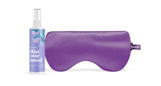 ASUTRA Sleep Bundle Purple Silk Eye Mask and Essential Oil Pillow Spray | Filled Lavender…