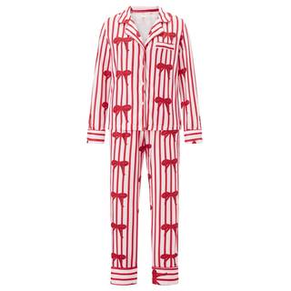 Christmas Family Pajamas Matching Sets Button Down Pajamas Santa Claus Holiday Festival…