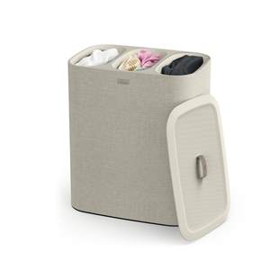 Joseph Joseph Tota Trio 90 liter/23.8 gallon Laundry Hamper Separation Basket with lid, 3…