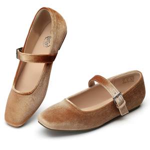 Trary Mary Jane Shoes Women Woven Flats for Women Dressy Ballet Flats Squared Toe Mary…