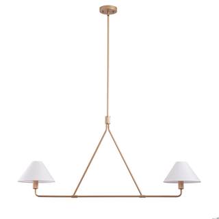 Aiwen Modern 2-Light Kitchen Island Pendant Light 46.45 inch Rose Gold Pendant Lights…