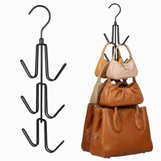 ZEDODIER 2 Pack Purse Hanger, Purse Organizer for Closet, Holds 12 Bags | Metal Hanging…