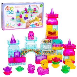 Jelly Blox Classic Castle Set | Includes 45 Pieces | Toddler & Preschool Building Blocks…