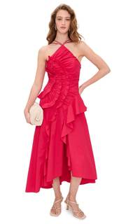 AMUR Women's Ottavia Ruffle Dress