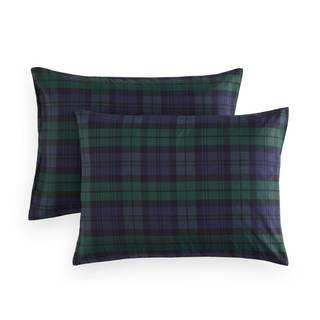 Wake In Cloud - Plaid Pillow Cases, Scottish Tartan Check Geometric Modern Pattern…