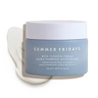 Summer Fridays Rich Cushion Face Cream - Ultra Plumping Barrier Repair Cream + Makeup…