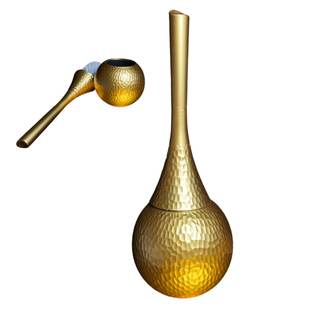 Elegant Toilet Brush Set – Stylish Hammered Design, Durable Handle, Anti-Splash Base…