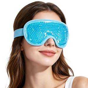 NEWGO Cooling Eye Mask for After Surgery, Reusable Gel Face Ice Pack, Blue | Reversible…