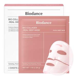 BIODANCE Bio-Collagen Real Deep Mask, Hydrating Overnight Hydrogel Face Mask, Pore…