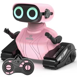 GILOBABY Remote Control Robot Toy for Girls 3-5, Pink | 2.4GHz Remote Control, One-Touch…