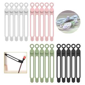 20Pcs UMUST Silicone Cable Ties, Cable Management Cord Organizer Multicolor | Reusable…