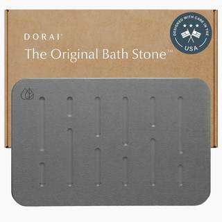 Dorai Home Stone Bath Mat - Premium Diatomaceous Earth Bath Floor Mats with Non-Slip…