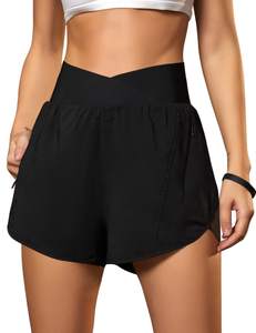 Blooming Jelly Women's Athletic Running Shorts Crossover Gym Workout Shorts | Stretchy…