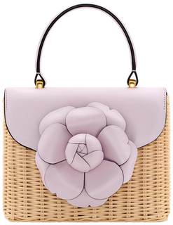 Wicker Mini Tro Bag Lilac