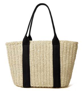 Women Small Straw Bags Summer Beach Tote Bag Handmade Woven Hobo Purse Handbag A-beige