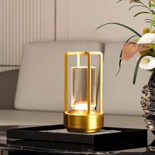 Cordless Table Lamp with Touch Sensor,Crystal Lantern Lamp,Rechargeable Cordless LED…