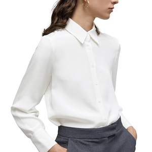 Women's Button Down Shirt Classic Long Sleeve Collared Tops Work Office Chiffon Blouse…