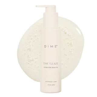 DIME Beauty Glaze Body Oil - Fast-Absorbing Non-Greasy Dry Body Oil with Argan, Jojoba…