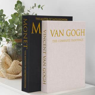 Book Shaped Storage Box Set of 2, Linen Black | Faux book organizer for bookshelf coffee…