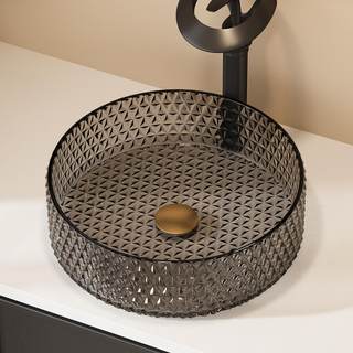 Lovedima Vessel Sink,Bathroom Sinks Wash Bowl Modern Black Countertop Vanity Sinks for…