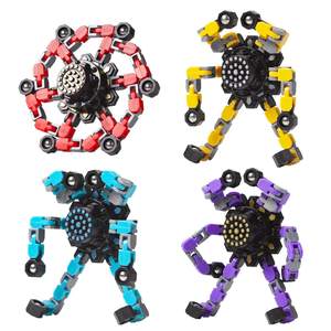 Gokeey Transformable Fidget Spinners Toys 4 Pcs for Kids and Adults Stress Relief Sensory…